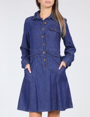 Rochie scurta Zara, albastru