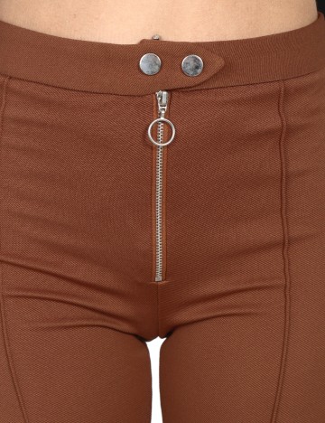 Pantaloni Zara, maro