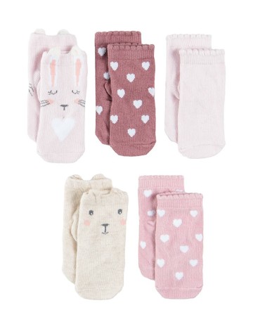 
						Set sosete 5 perechi Cool Club, roz