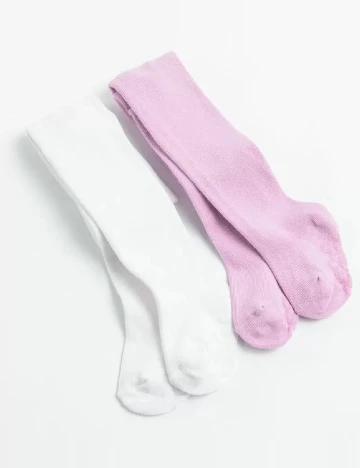 Set ciorapi 2 perechi Cool Club, mov/alb