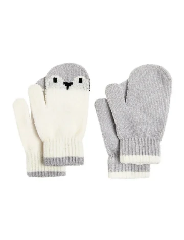 Set manusi 2 perechi Cool Club, gri/alb