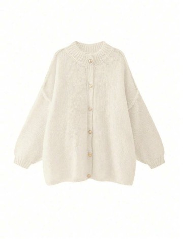 
						Cardigan SHEIN CURVE, alb