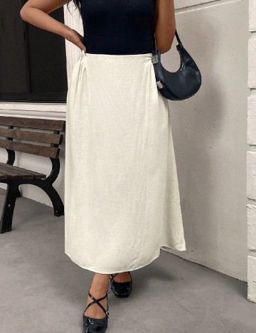 
						Fusta SHEIN CURVE, bej