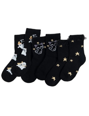 
						Set sosete 3 perechi Cool Club, negru