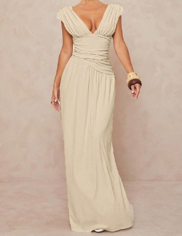 
						Rochie lunga SHEIN, crem