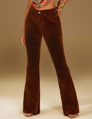 
						Pantaloni SHEIN, maro