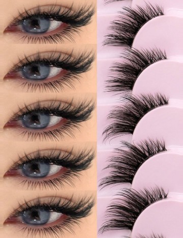 
						Gene false 10 perechi SHEIN, negru