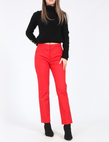 
						Pantaloni Zara, rosu