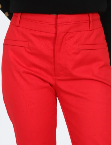 Pantaloni Zara, rosu