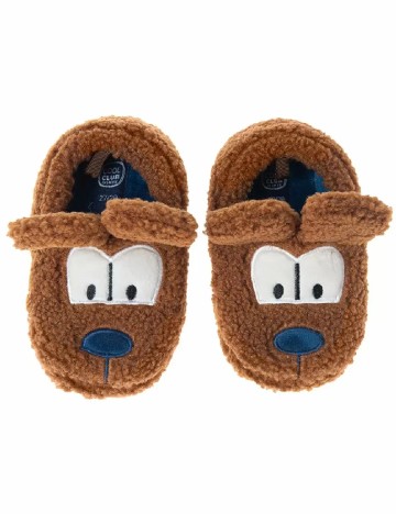 
						Papuci de Casa Cool Club, maro