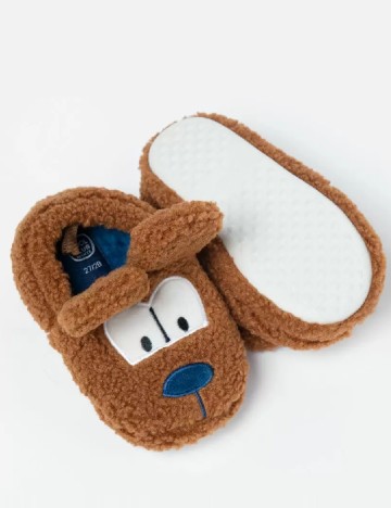 Papuci de Casa Cool Club, maro