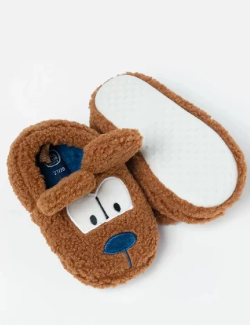 Papuci de Casa Cool Club, maro