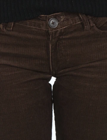 Pantaloni Zara, maro