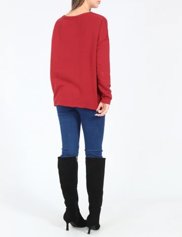 Bluza Pull&Bear, rosu