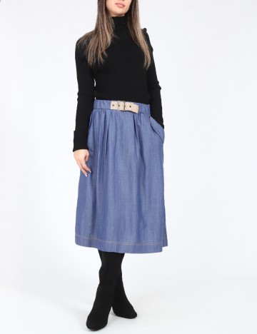 
						Fusta Zara, albastru