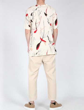 Pantaloni Zara, crem