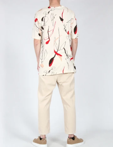 Pantaloni Zara, crem