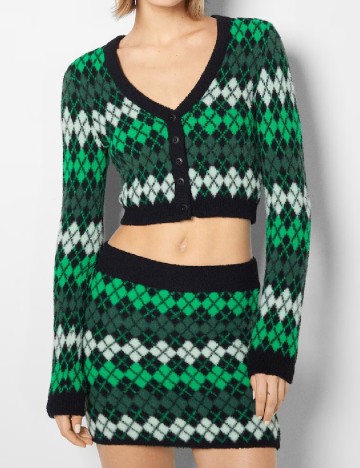 
						Fusta Bershka, mix culori