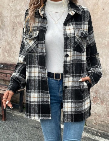 
						Jacheta SHEIN, alb/negru