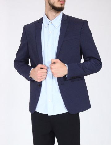 
						Sacou Zara, bleumarin