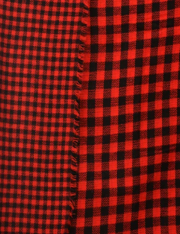 Esarfa Zara, rosu/negru