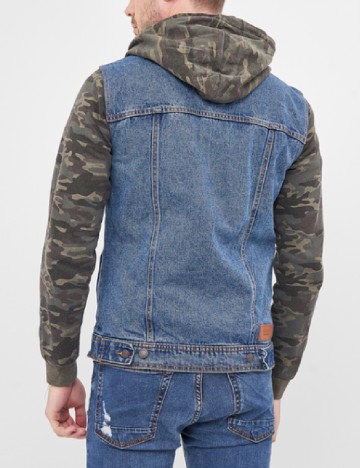 Jacheta Pull&Bear, albastru