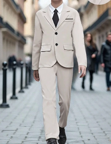 Costum Shein Kids, bej