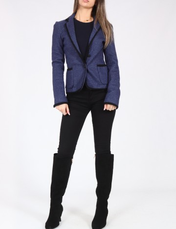 Sacou Zara, albastru