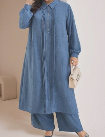 
						Compleu SHEIN CURVE, albastru