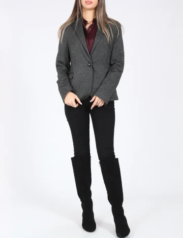 Sacou Zara, gri inchis