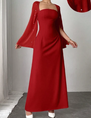 Rochie lunga SHEIN, rosu