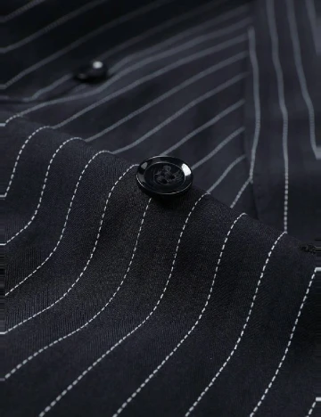 Costum SHEIN Plus Size Men, bleumarin inchis