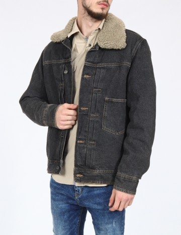 
						Jacheta Zara, gri inchis