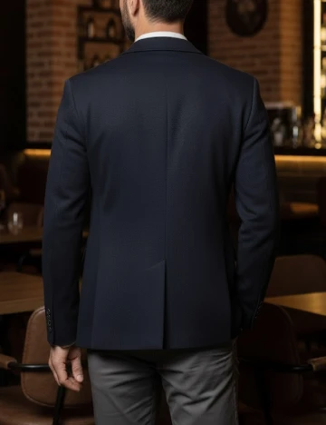 Sacou Zara, bleumarin