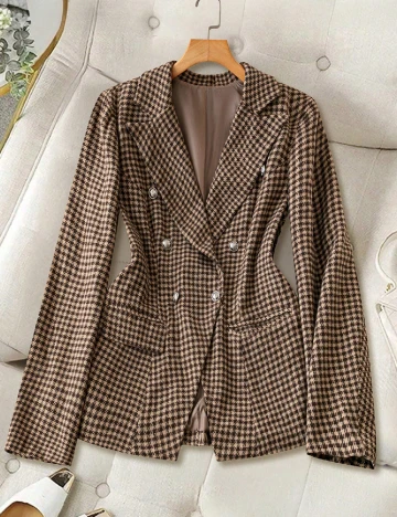 Sacou SHEIN CURVE, maro