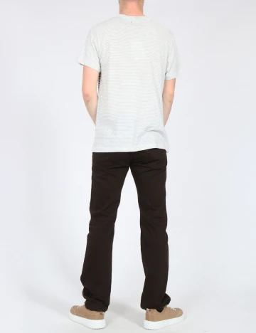 Tricou Pull&Bear, alb/negru