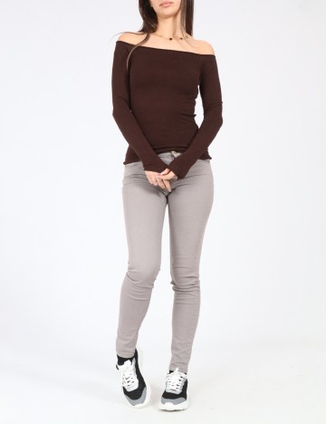 Pantaloni Pull&Bear, gri