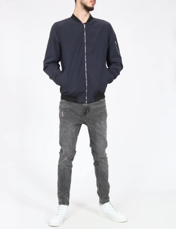 Jacheta Pull&Bear, bleumarin