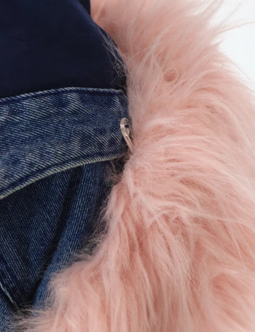 Geaca Bershka, albastru