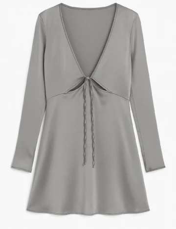 Rochie scurta Zara, gri