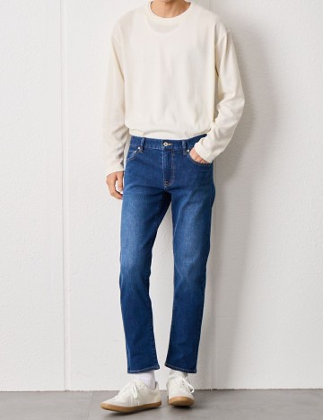 
						Blugi Pull&Bear, albastru