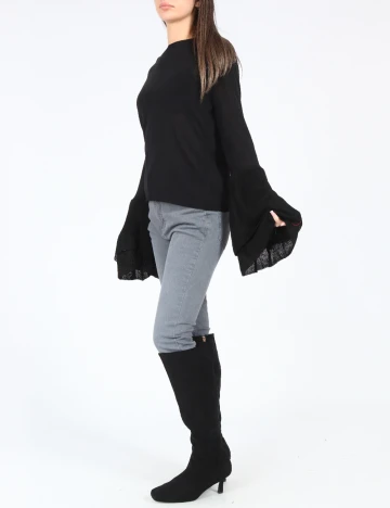 Bluza Bershka, negru