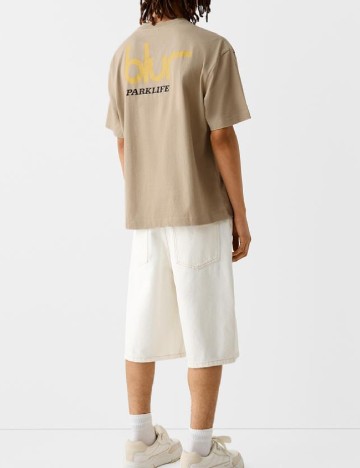 Tricou Bershka, maro deschis