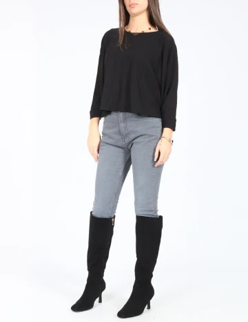 Bluza Bershka, negru