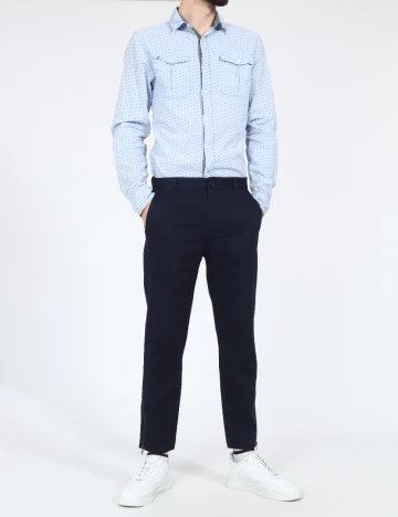 Pantaloni Bershka, bleumarin
