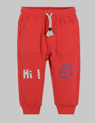 
						Pantaloni Cool Club, rosu