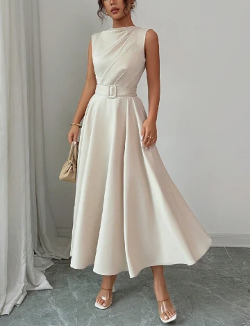 Rochie medie SHEIN, bej