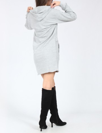 Rochie scurta Bershka, gri