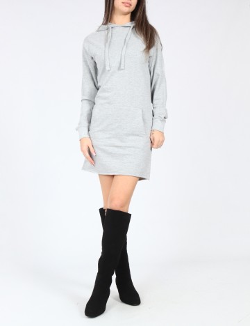 Rochie scurta Bershka, gri