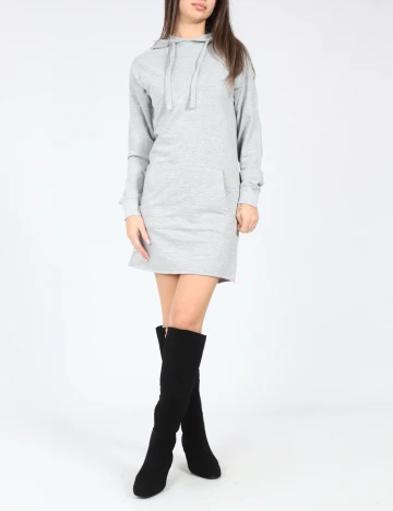 Rochie scurta Bershka, gri